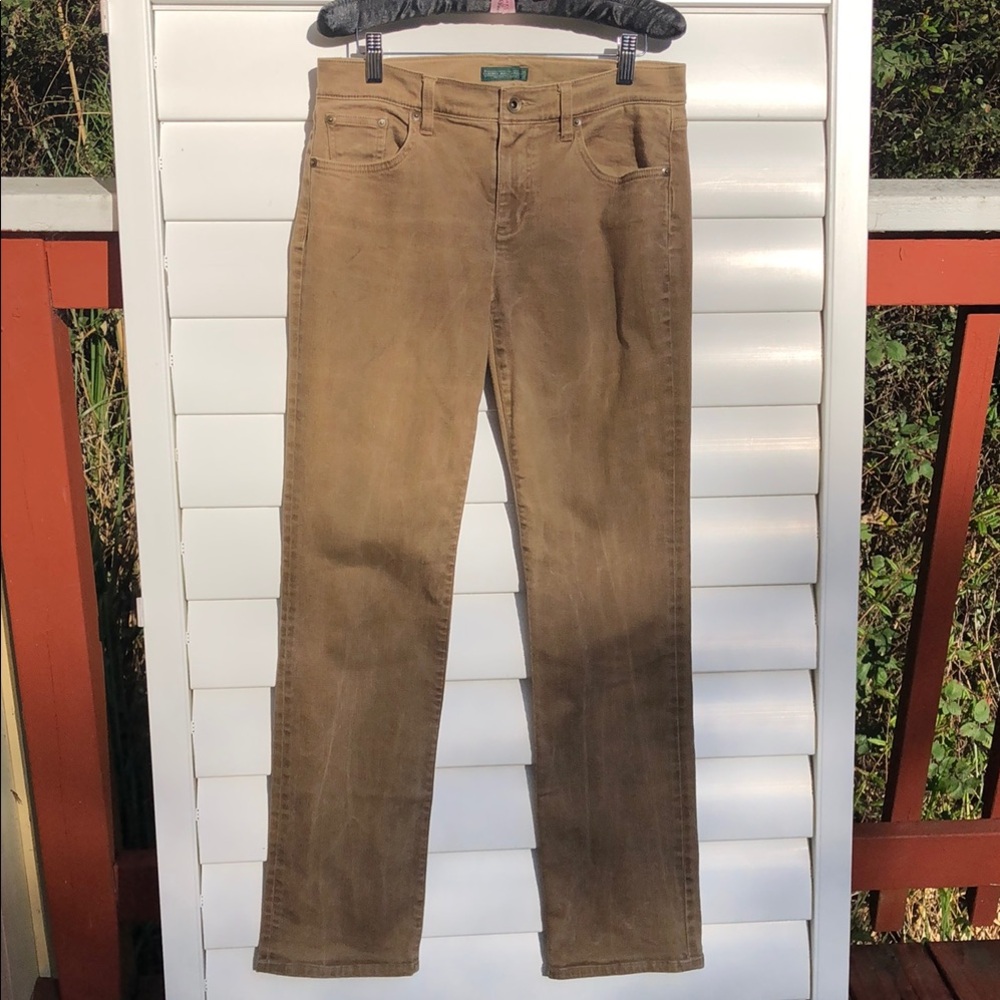Lauren Jeans Company Ralph Lauren Classic Straight Light brown jeans